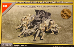 German 20mm Flak 38 Early with Sd.Ah. 51 and Crew - 1:35
