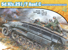 Sd.Kfz. 251/7 Ausf. C Pionierpanzerwagen - Rarität - 1:72