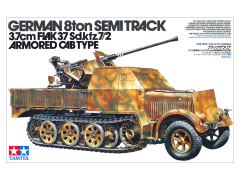 German Sd.Kfz. 7/2 8t Semi Track with 3,7cm FlaK 37 - 1/35