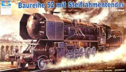 Deutsche Kriegslokomotive BR 52 mit Steifrahmentender - 1:35