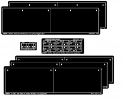 Photo etched side fenders  for Tamiya Panther G and Jagdpanther