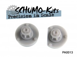 1:16 4 Stück mit Flachkopfbolzen Abschleppschäkel für Tiger I TI0012WM