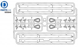 D-Parts (D1-D9) for Tamiya Panther Series (56022 and 56024) 1:16