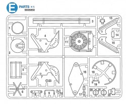 E-Parts (E1-E22) for Tamiya Panther Series (56022 and 56024) 1:16