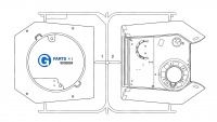 G Parts (G1 & G2)  Turret for Tamiya Panther G (56022) 1:16