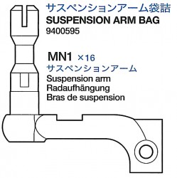 Suspension Arm Bag (MN1 x16) for Tamiya 56022 and 56024 1:16