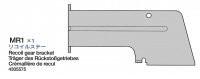 Recoil Gear Bracket (MR1) for Tamiya Panther G (56022) 1:16