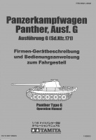 Bedienungsanleitung für Tamiya Panther G (56022) 1:16