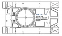 Oberwanne für Tamiya M26 Pershing (56016) 1:16