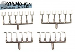 Rear spare-track holders for Tamiya Panther G and Jagdpanther