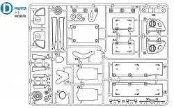 D Parts (D1-D32) for Tamiya M26 Pershing (56016) 1:16