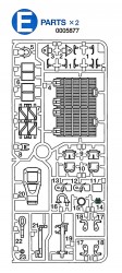 E Parts (E1-E23) for Tamiya M26 Pershing (56016) 1:16