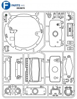 F Teile (F1-F22) für Tamiya M26 Pershing (56016) 1:16