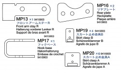 Seitenschürzenhalter (MP13, MP16, MP17, MP19, MP20) für 56016