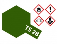 Tamiya TS28 Olive Drab 2 / Olivgrün 2 - Matt - 100ml