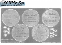 Markings and Closures for 200L Wehrmacht Fuel Drums