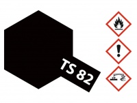 Tamiya TS82 Rubber black - Flat - 100ml