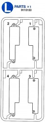 L Teile (L1-L4) für Tamiya Leopard 2A6 (56020) 1:16
