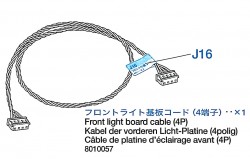 Front Licht-Platinen Kabel (4Polig) für Tamiya 56020