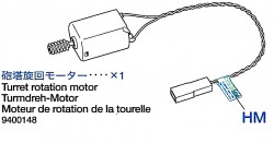 Turmdreh Motor für Tamiya Leopard 2A6 (56020) 1:16