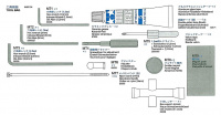 Werkzeugbeutel (MT1-MT9, Fett etc.) für Tamiya 56020