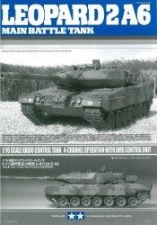 Instructions for Tamiya Leopard 2A6 (56020) 1:16