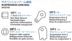 Suspension Arm Bag for Tamiya Panzer IV Ausf. J (56026)