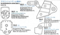 Aufhängungsteilebeutel L für Tamiya (56026) 1:16