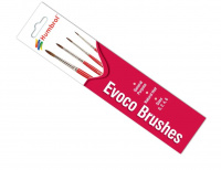 Evoco Pinsel-Set (Größen 0, 2, 4 & 6)