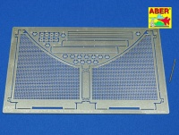 Fotogeätzte Anti-Minen Gitter für Tamiya Königstiger - 1:16