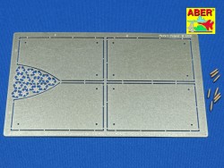 Photo Etched Armour for grilles - King Tiger 1:16 (ABER)