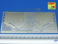 Photo Etched Front Fenders for King Tiger 1:16 (ABER)