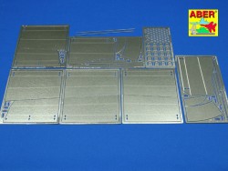 Photo Etched Side Fenders for King Tiger 1:16 (ABER)