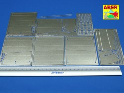 Photo Etched Side Fenders for King Tiger 1:16 (ABER)