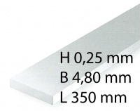 Plastic-Stripes - 0,28 x 4,80 x 350 mm (10 Pcs.)