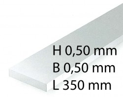 Plastic-Stripes - 0,50 x 0,50 x 350 mm (10 Pcs.)