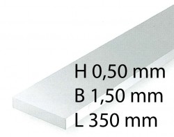 Plastic-Stripes - 0,50 x 1,50 x 350 mm (10 Pcs.)