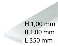 Plastik-Streifen - 1,00 x 1,00 x 350 mm (10 Stück)