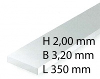 Plastik-Streifen - 2,00 x 3,20 x 350 mm (8 Stück)