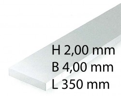 Plastic-Stripes - 2,00 x 4,00 x 350 mm (8 Pcs.)