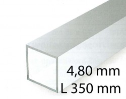 Square tubings - 4,80 x 350 mm (3 Pcs.)