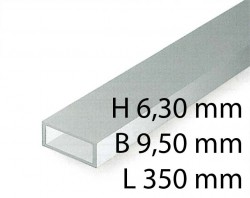 Rectangular Tubings - 6,30 x 9,50 x 350 mm (2 Pcs.)