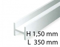 H-Profil - 1,50 x 350 mm (4 Stück)