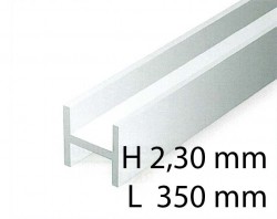 H-Profil - 2,00 x 350 mm (4 Stück)