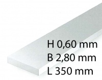 H0 Scale Strips - 0,60 x 2,80 x 350 mm (10 Pcs.)