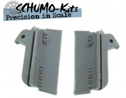 Rearboard side parts for the 1/16 Tamiya King TIger