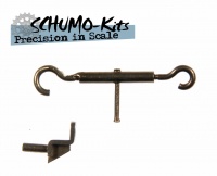 Turnbuckle and clamp for tow cable KV-1 / KV-2