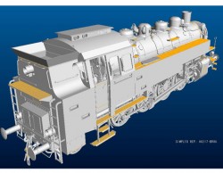 Dampflokomotive Baureihe 86 - 1:35