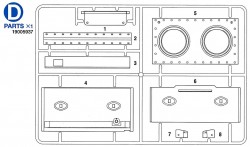 D Teile (D1-D8) für Tamiya KV-1 / KV-2 (56028, 56030) 1:16