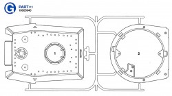 G Parts (G1-G2) for Tamiya KV-1 (56028) 1:16